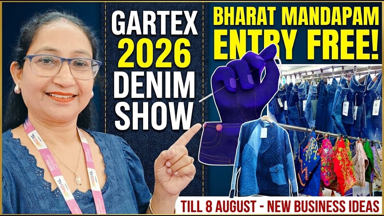 Gartex Texprocess India 2026 | Denim show Bharat Mandapam Delhi Textile Machinery Expo | Gartex 2026