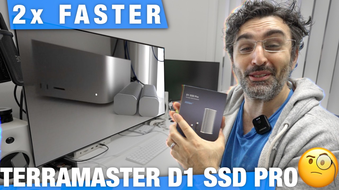 🤯 В 2 раза более быстрая загрузка локальной модели ИИ | Обзор SSD TerraMaster D1 Pro