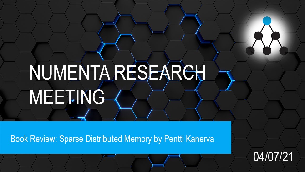 Book Review: Sparse Distributed Memory by Pentti Kanerva - April 7, 2021