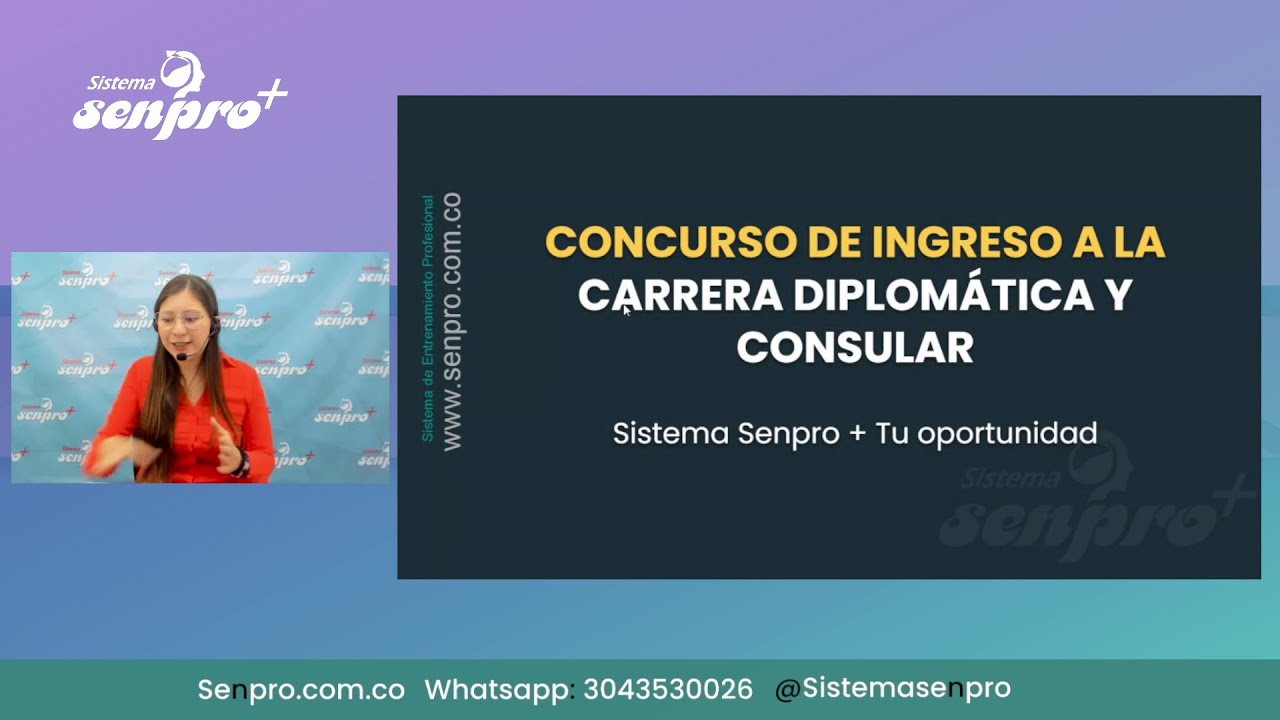 🔴 Concurso de ingreso a la carrera diplomática y consular