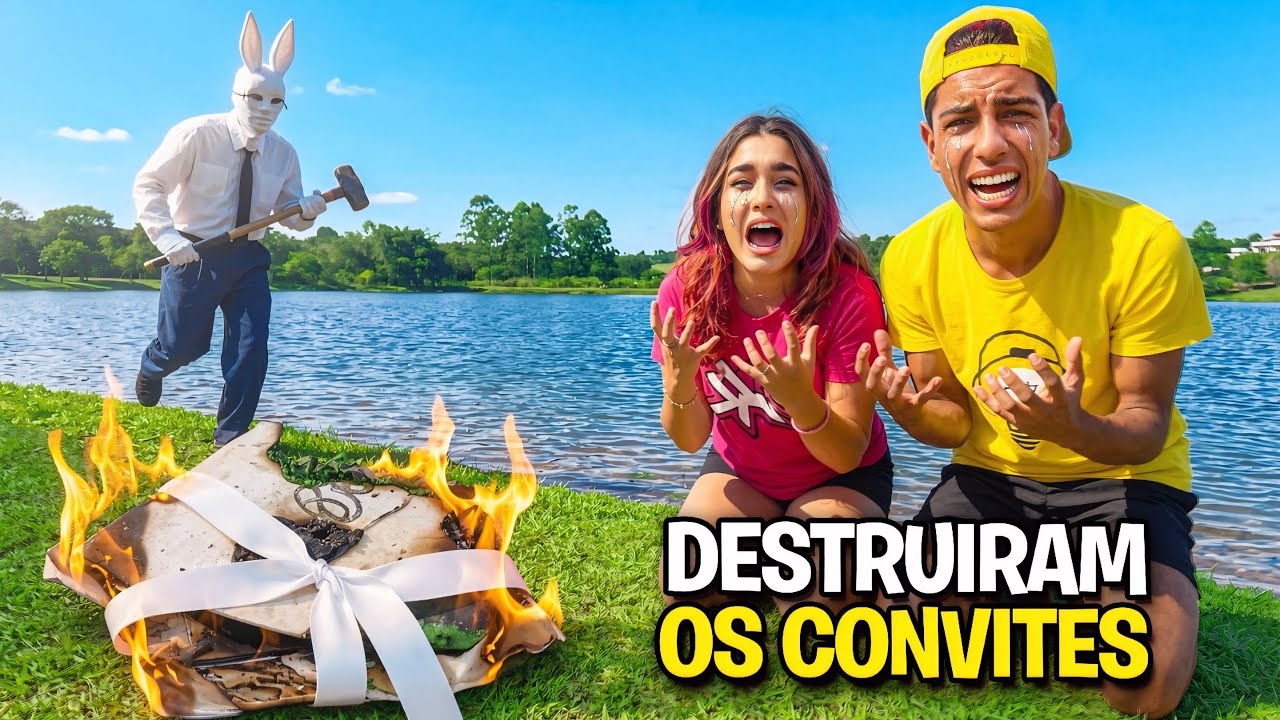 DESTRUIRAM O CONVITE DO NOSSO CASAMENTO *Descobri quem foi !
