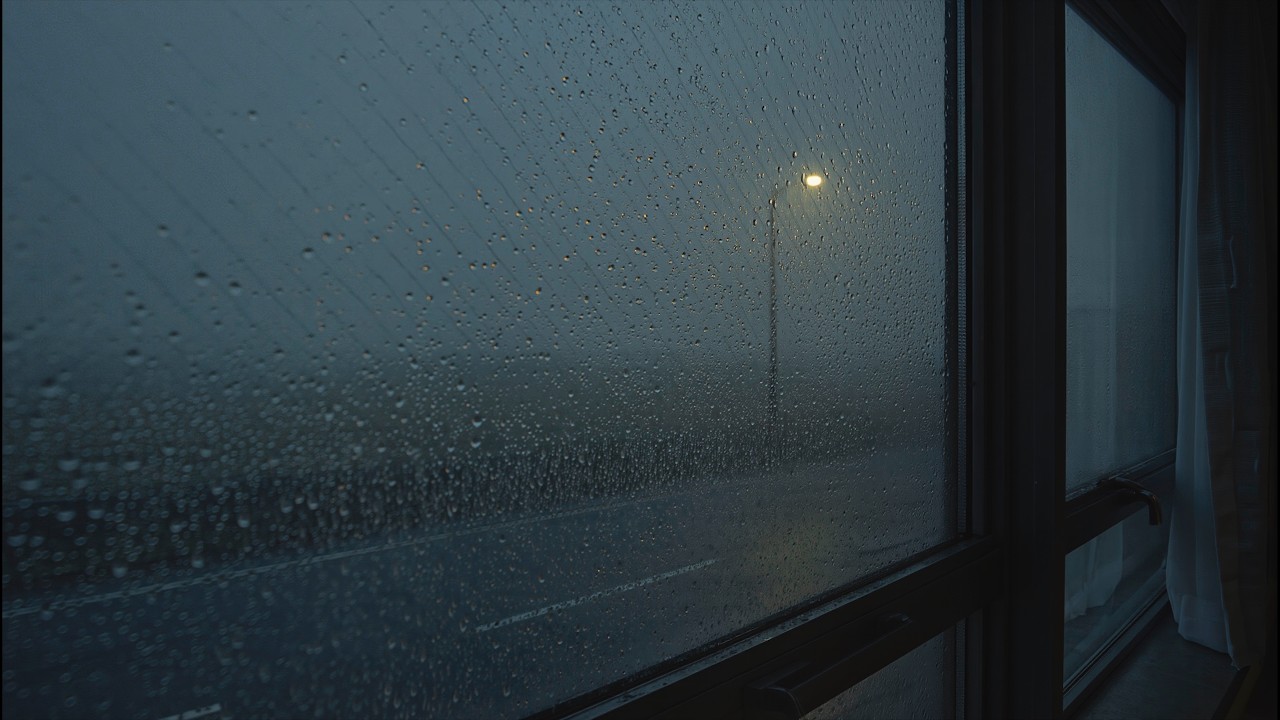 Rainy Night Piano for Deep Focus & Sleep | Relaxing Ambient Music