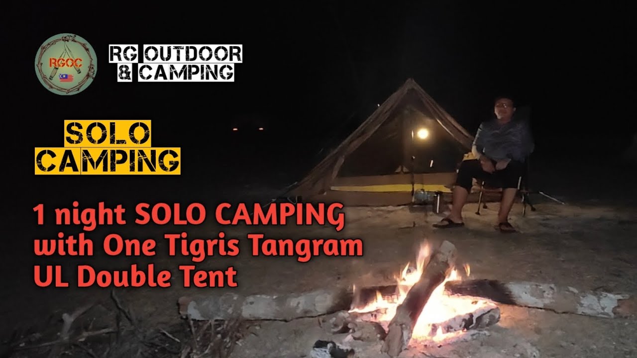 1 malam SOLO CAMPING di Hutan Lipur. Tenang, aman dan damai ditemani alam semulajadi.