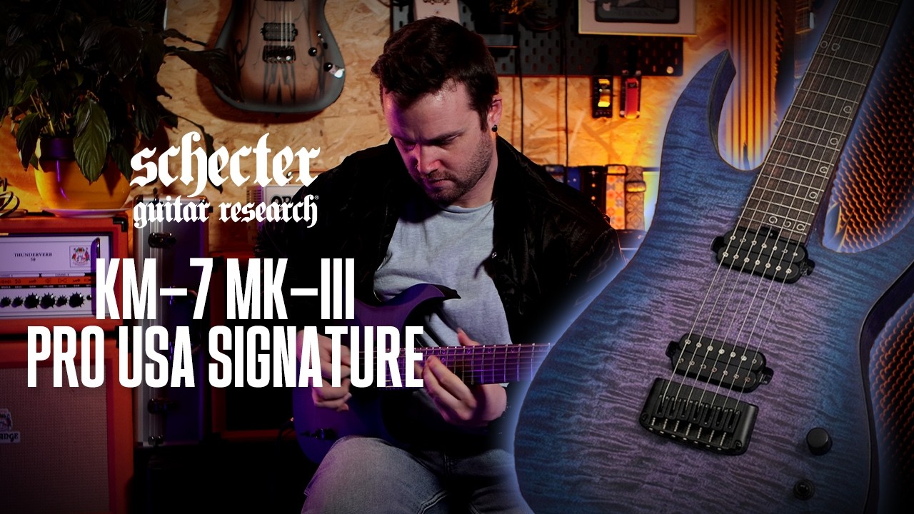 SCHECTER KM-7 MK-III Pro (Lundgren M7) - 7-String Metal Test (No Talking) with @FrancoisTuphe