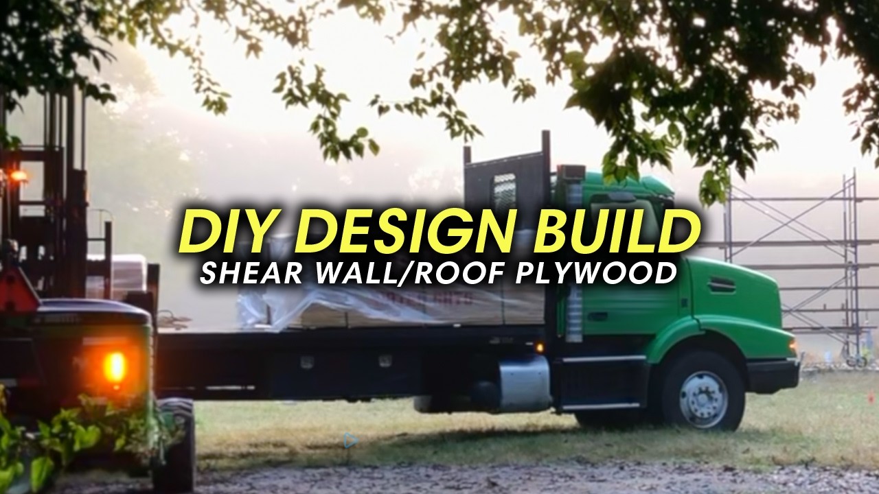 Framing Material Delivery P1 | Plywood | DIY Barn House Design Build