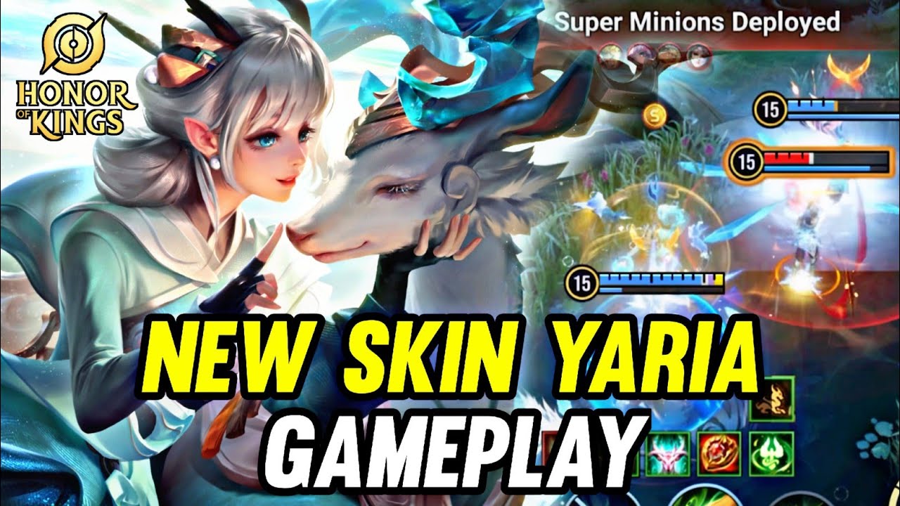 HOK : NEW SKIN YARIA SHANG HAI GAMEPLAY - HONOR OF KINGS