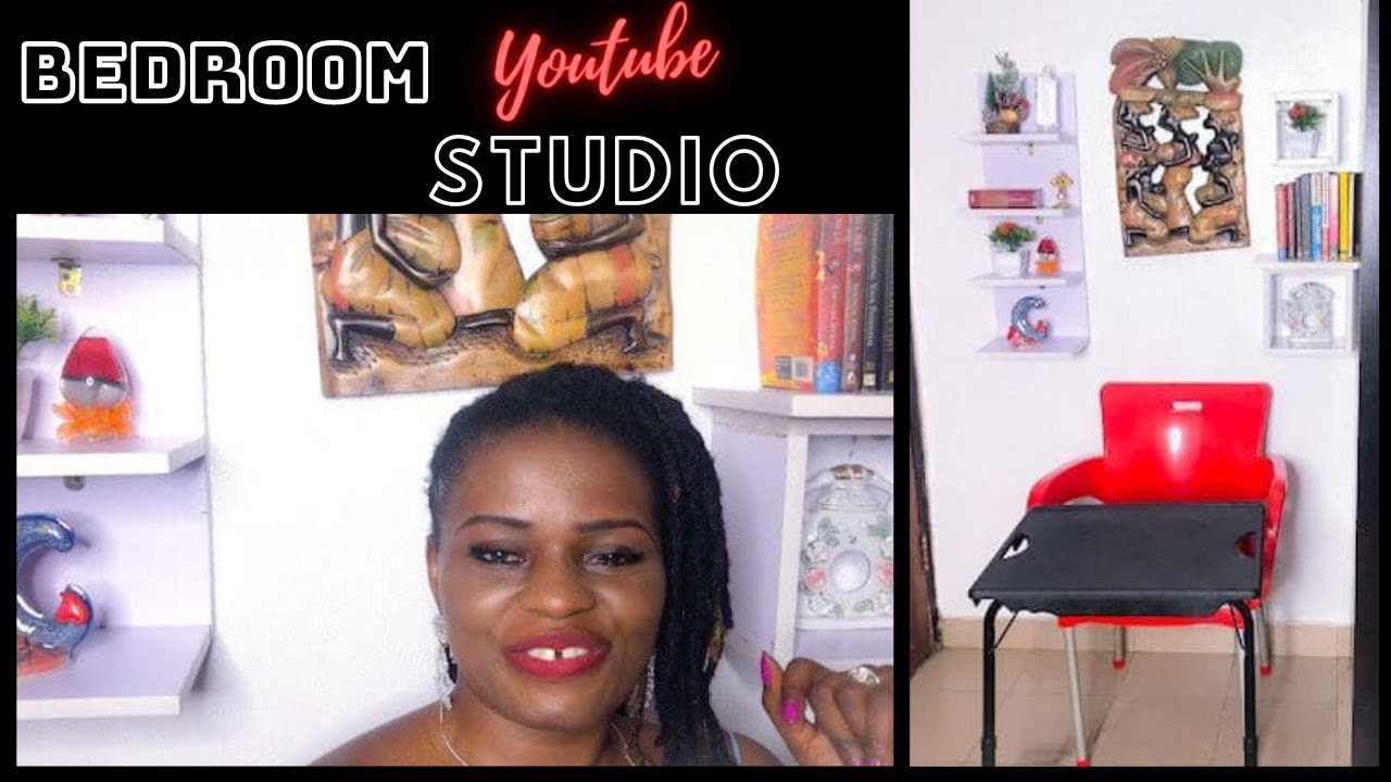 How to create Small Space YouTube Setup on Budget |Create and Design Filming Studio@kelechimgbemena