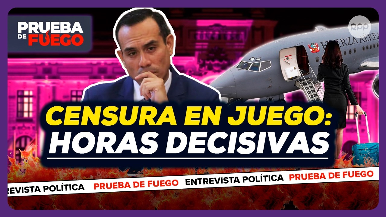 🔥 José Jerí al borde de la censura: bancadas calculan votos y la cuestión previa podría salvarlo