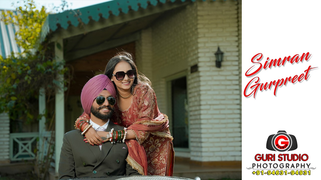 Simran & Gurpreet #bestpreweddingsong #Guri Studio Photography M.94631-94931