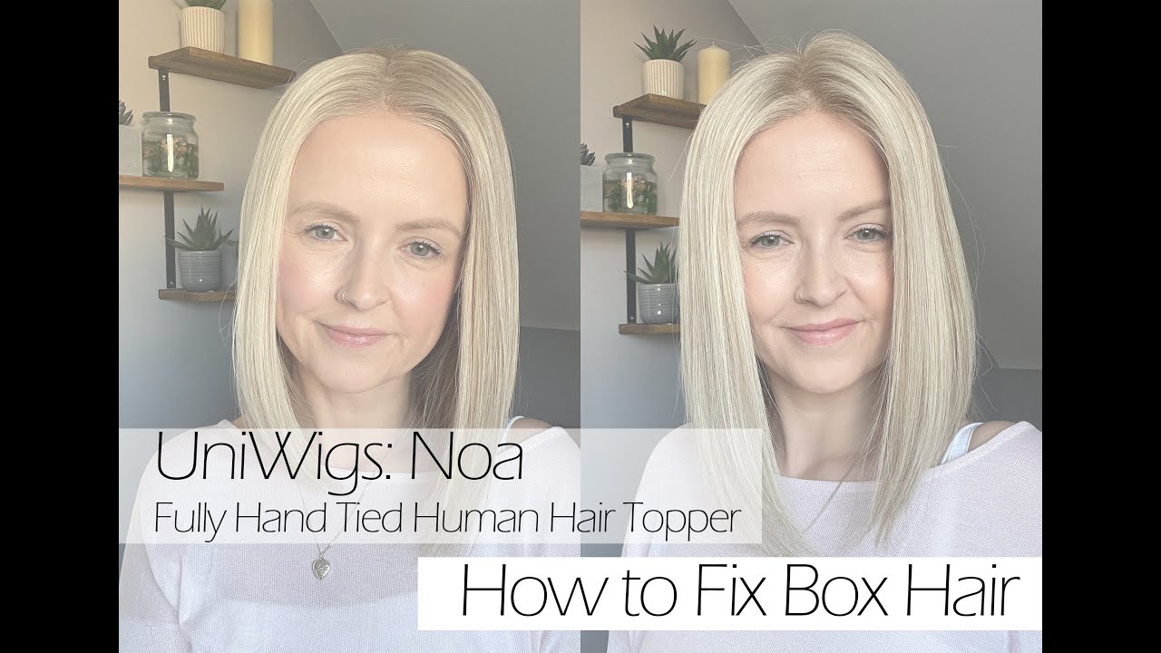 UniWigs NOA Human Hair Topper. Review & Add Lift to Flattened Hair.