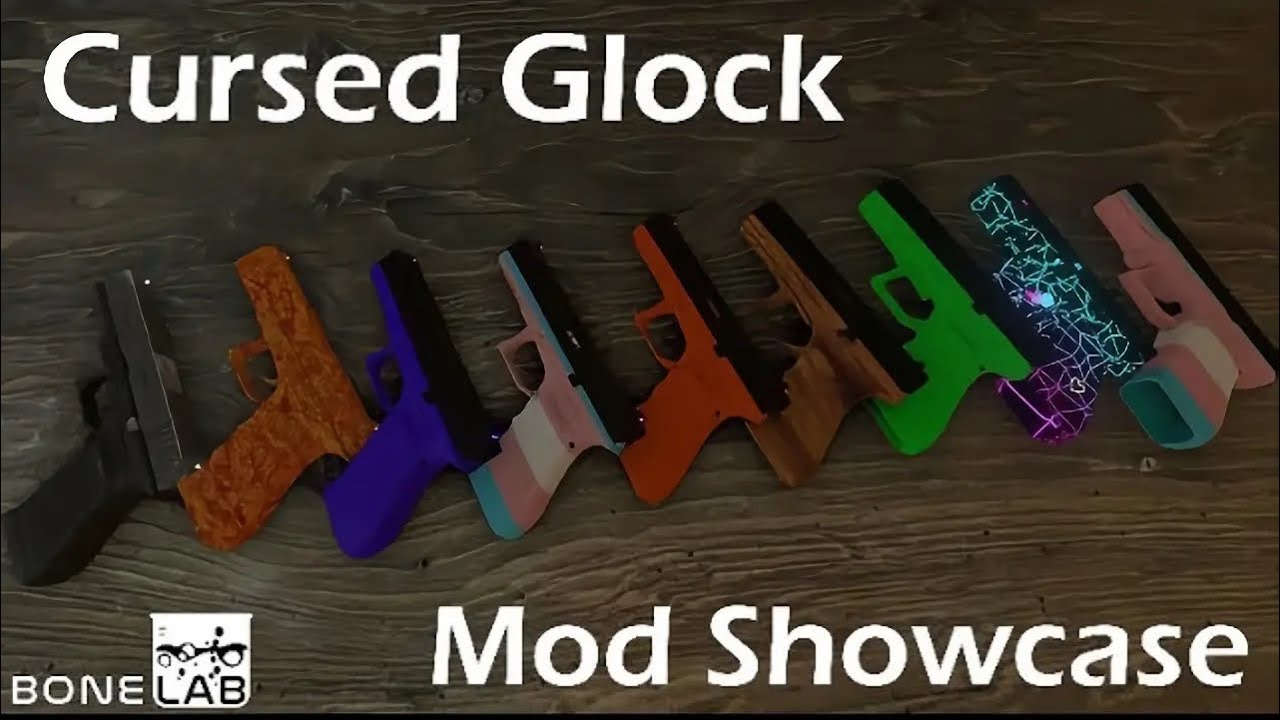 Bonelab cursed Glock mod testing