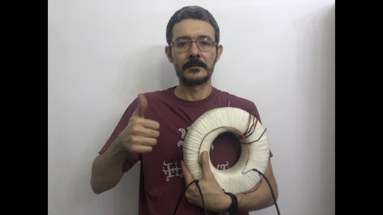 2ª Parte Fazer em casa, núcleo toroidal de transformado de alta potência.