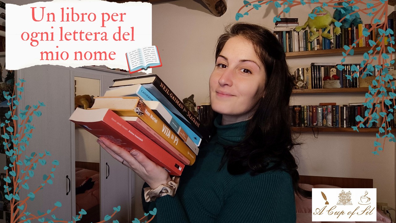 Un libro per ogni lettera del mio nome ☺️