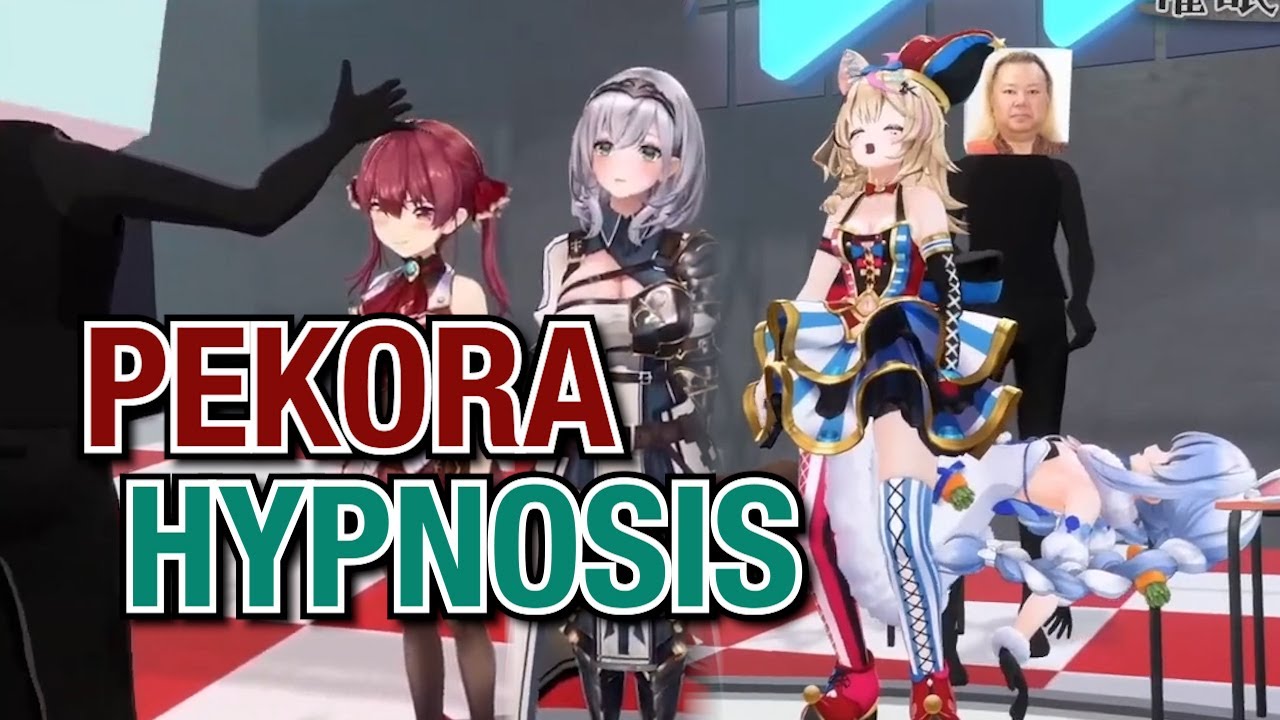 Pekora & Hololive gen 3 get hypnotised by a pro hypnotist (plus polka)