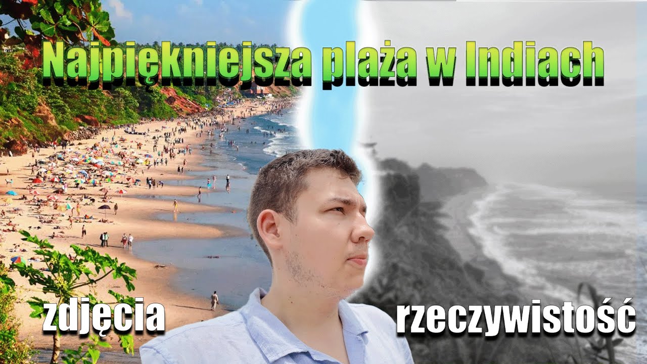 Najpiękniejsza plaża w Indiach - podobno 🇮🇳
