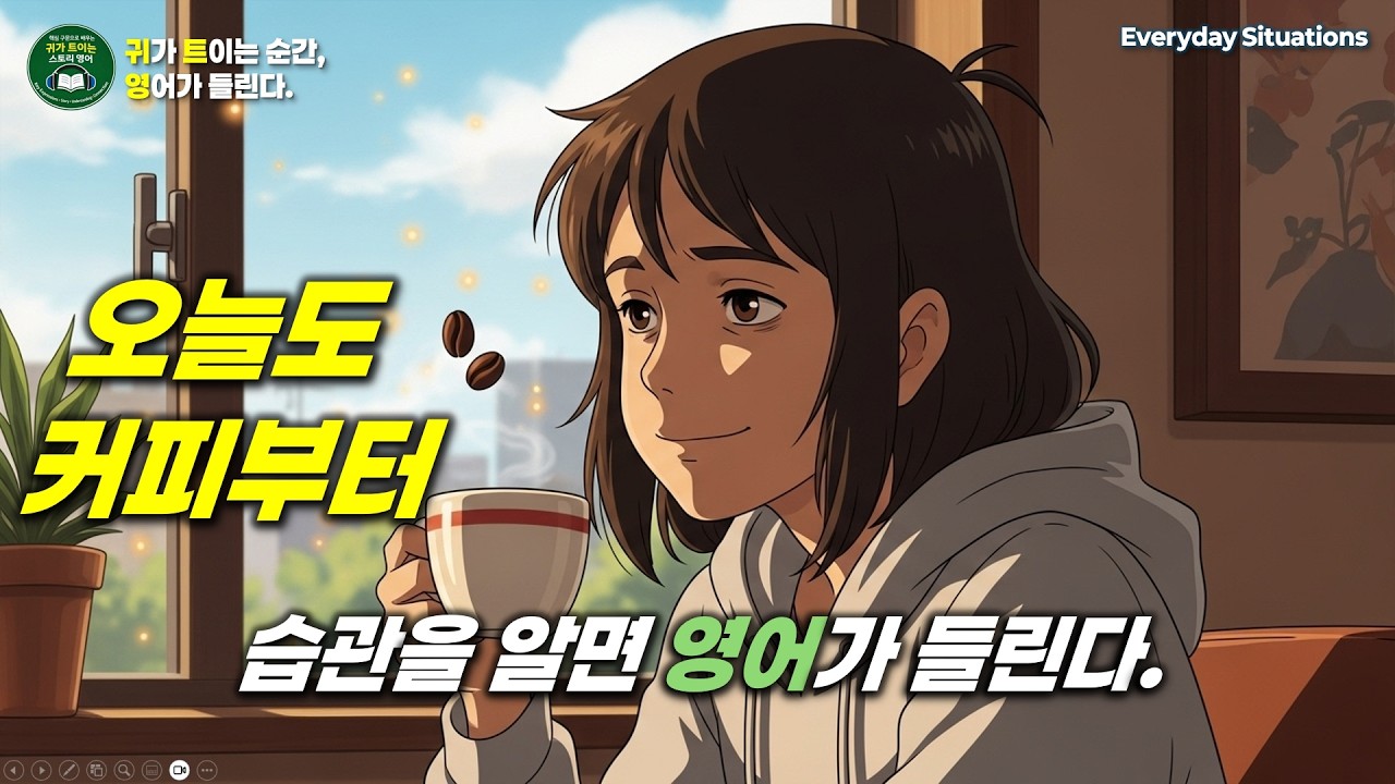 🎧영어 듣기 | 커피 없이는 정말 못 버틸까? (상황별 일상 영어)