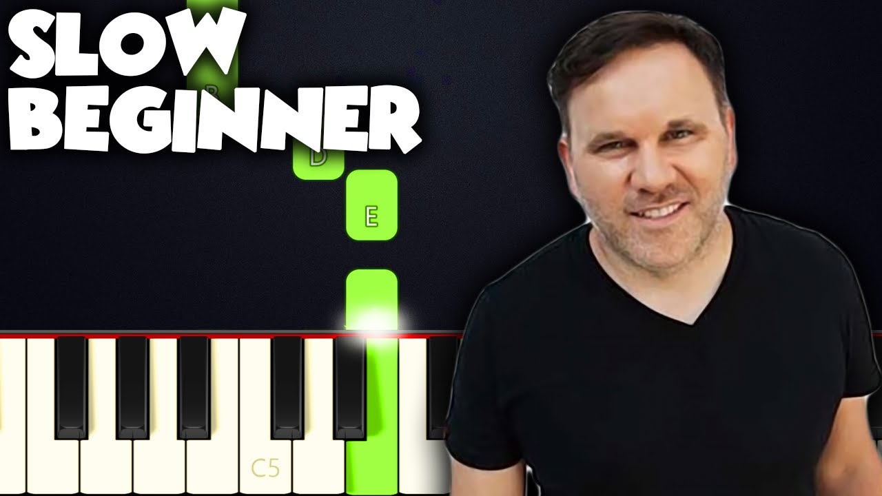 10,000 Reasons - Matt Redman | SLOW BEGINNER PIANO TUTORIAL + SHEET MUSIC by Betacustic