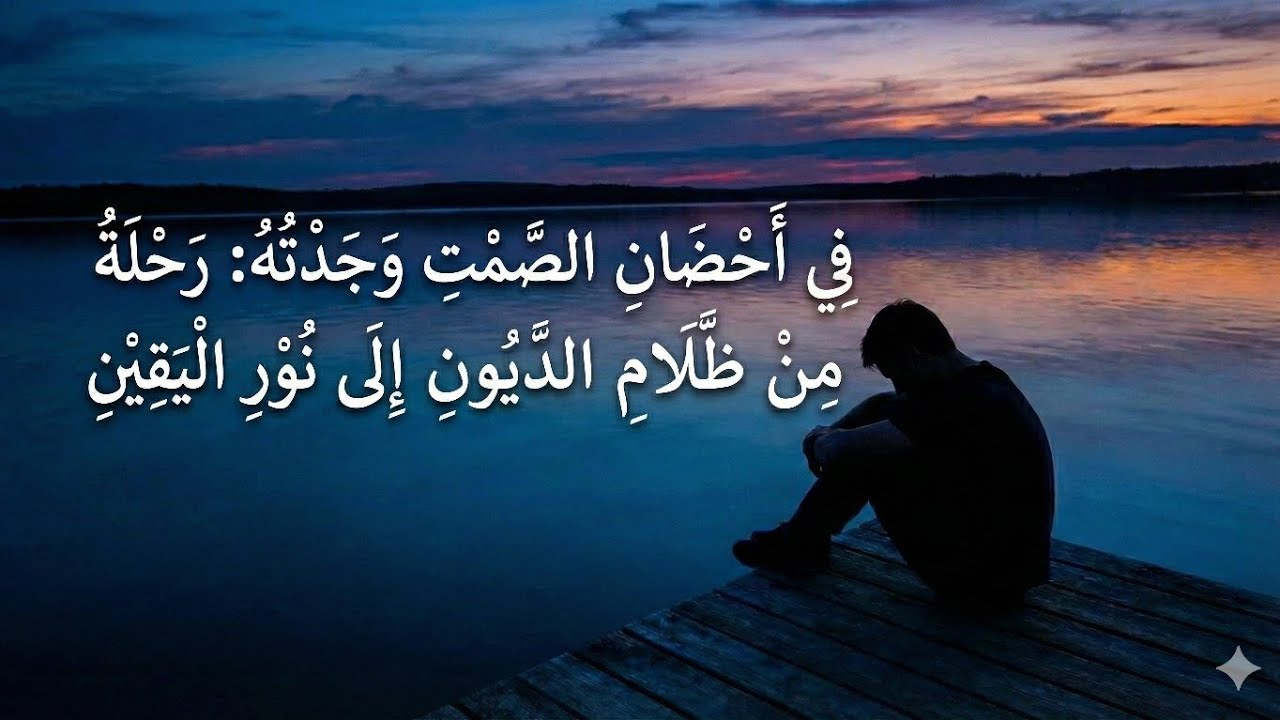 في أحضان الصمت وجدته: رحلة من ظلام الديون إلى نور اليقين