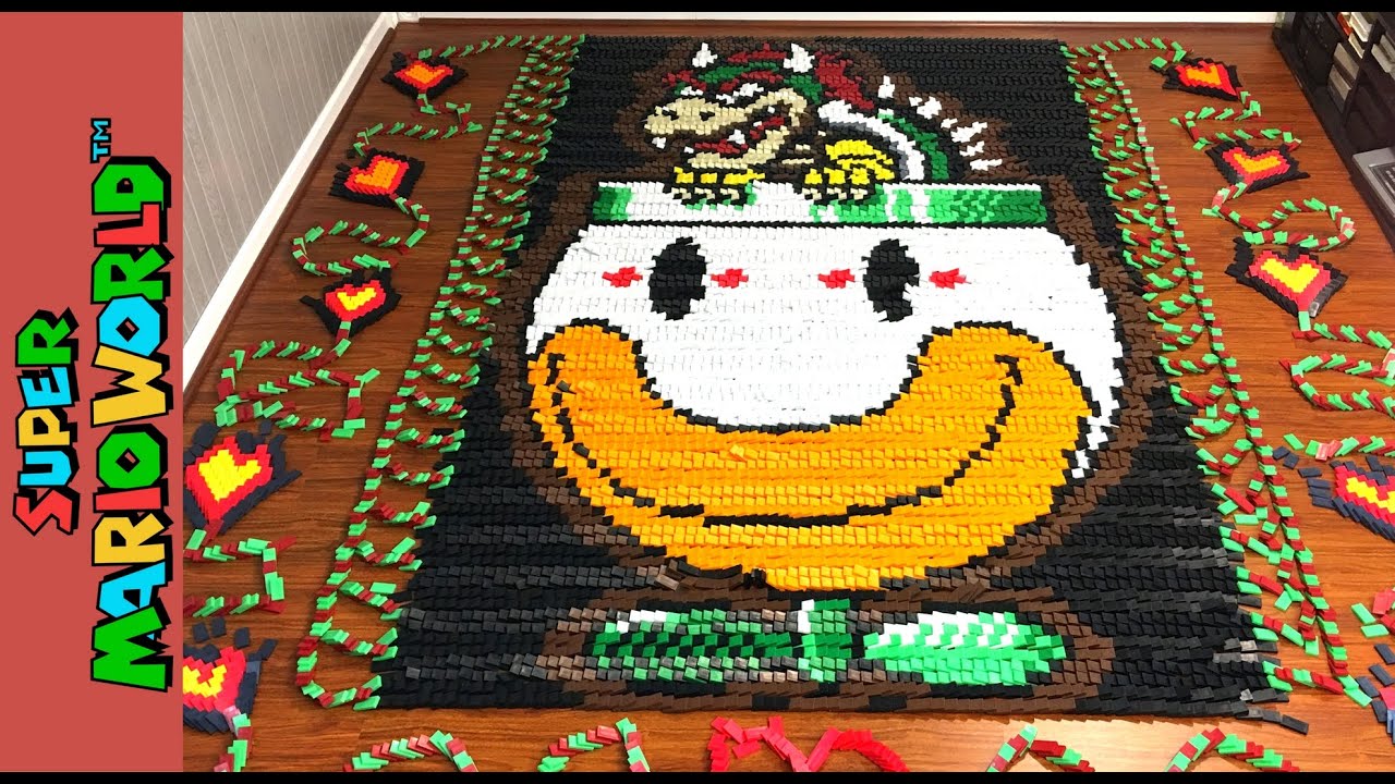 Super Mario World (In 81,032 Dominoes!)