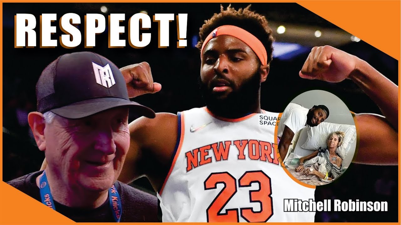 NY Knick Mitchell Robinson Takes In His HS COACH after Wife Passes&hellip;