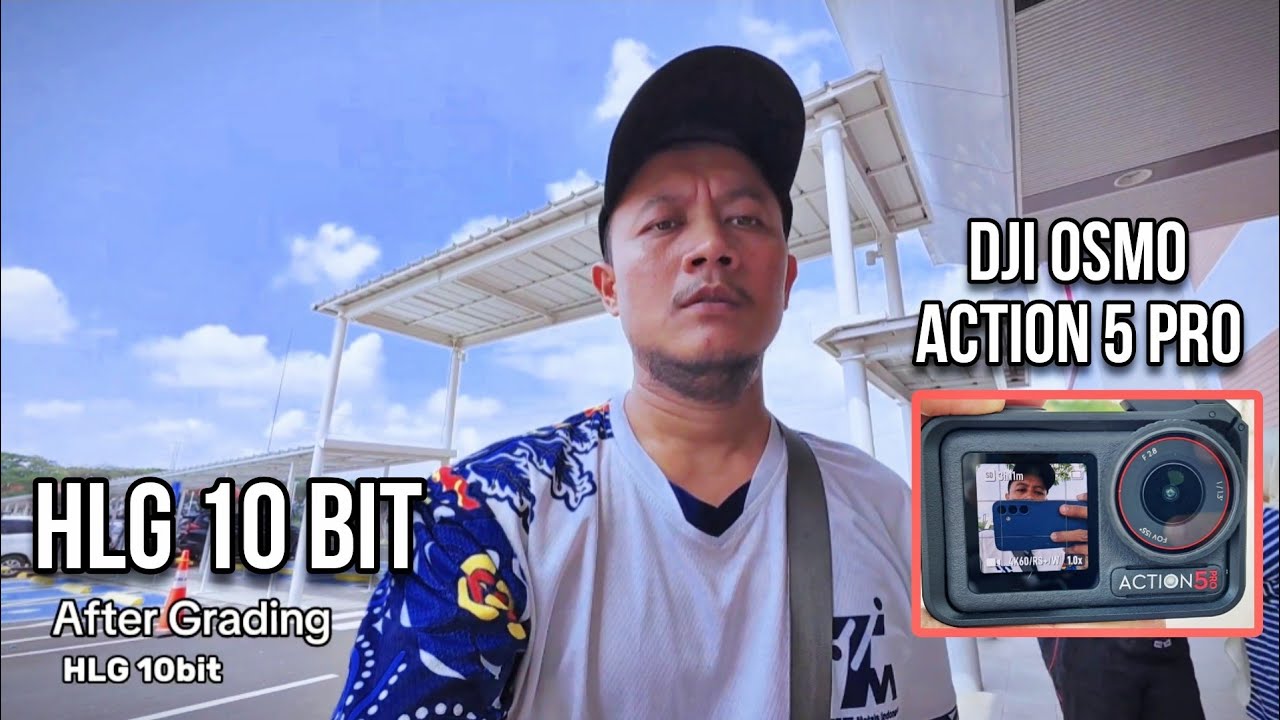 Tes Video DJI Osmo Action 5 pro | HLG 10bit