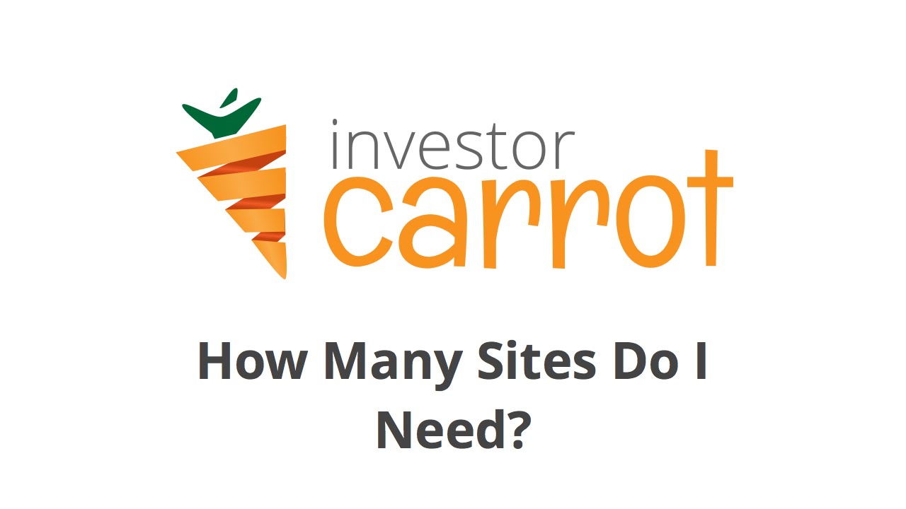 How many sites do I need? Online marketing strategy for real estate investors.