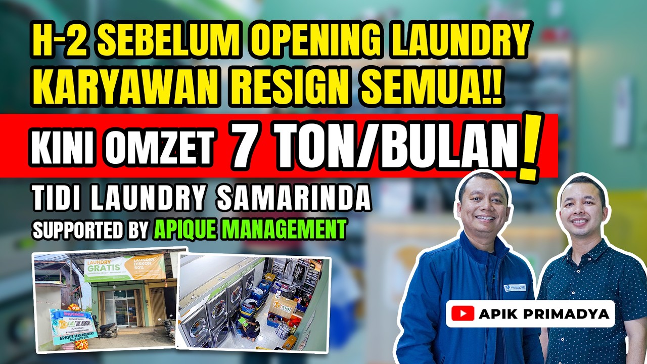 Eks Banker Nekat Resign Sebelum Punya Laundry! Kini  Tembus 300 Kg/Hari! - Tidi Laundry Samarinda