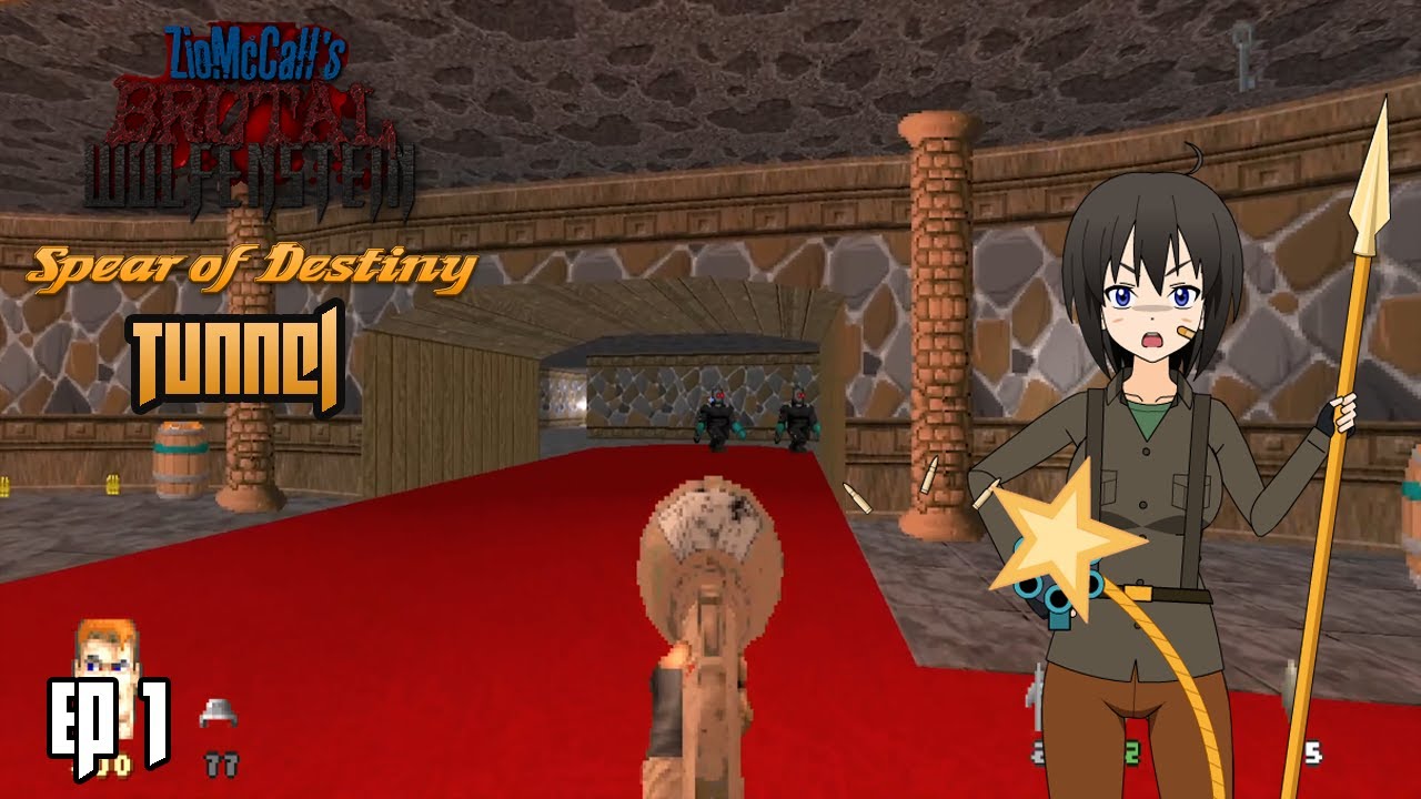 Brutal Wolfenstein 3D V7.0: Spear of Destiny Ep1 - Tunnel