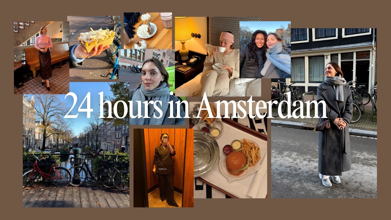 24 Hours in Amsterdam 🚲 | Estée Lalonde