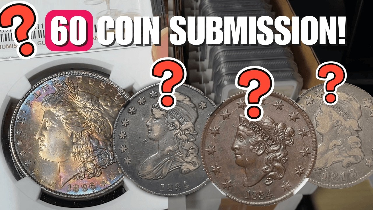 RARE COIN NGC SUBMISSION And Unboxing! BIG 60 Coins - How Did We Do??