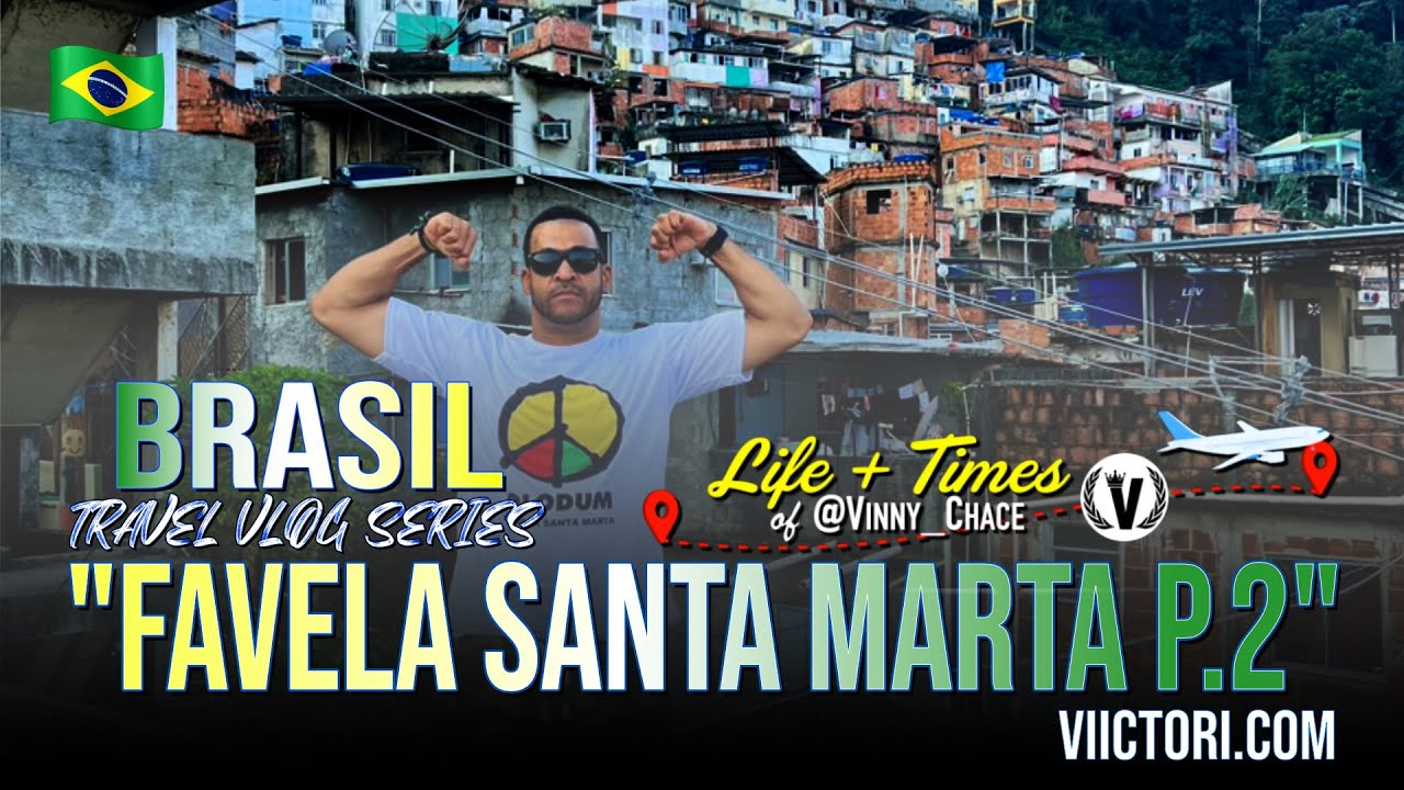 Santa Marta Favela Tour Part.2 | Rio De Janiero | Brazil Solo Trip 🇧🇷 : Travel Vlog