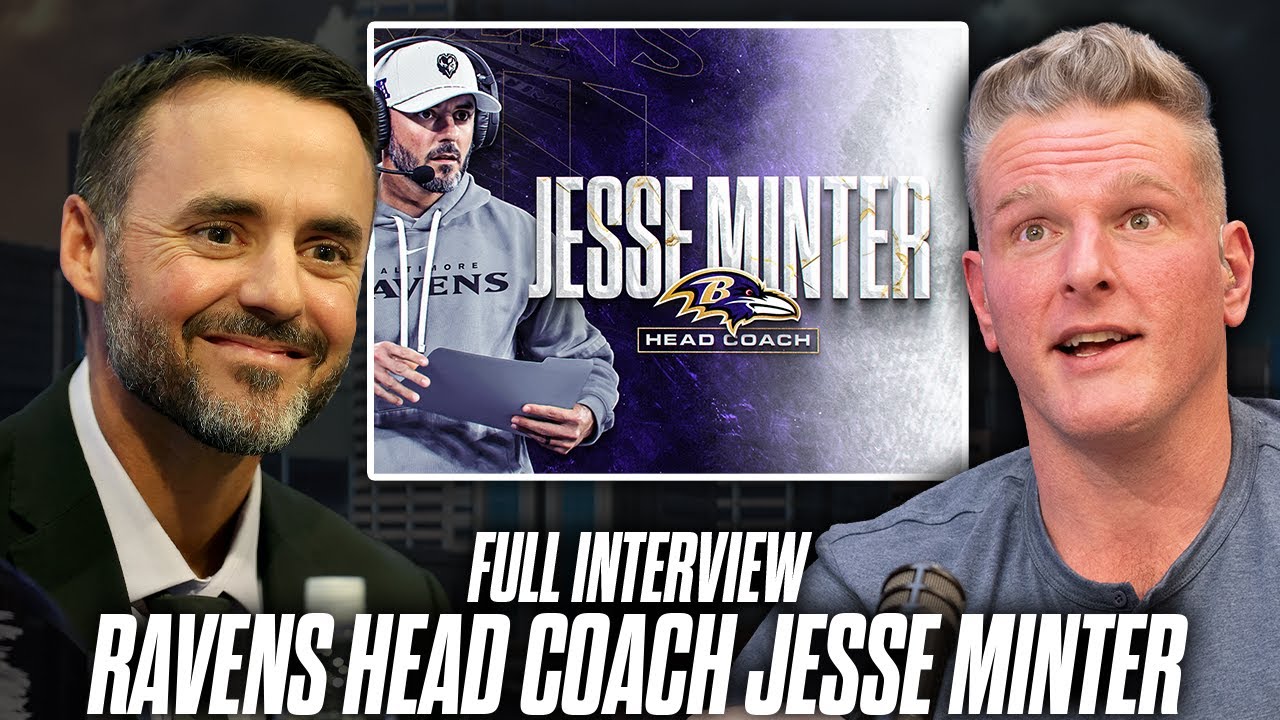 New Ravens Head Coach Jesse Minter Joins The Pat McAfee Show