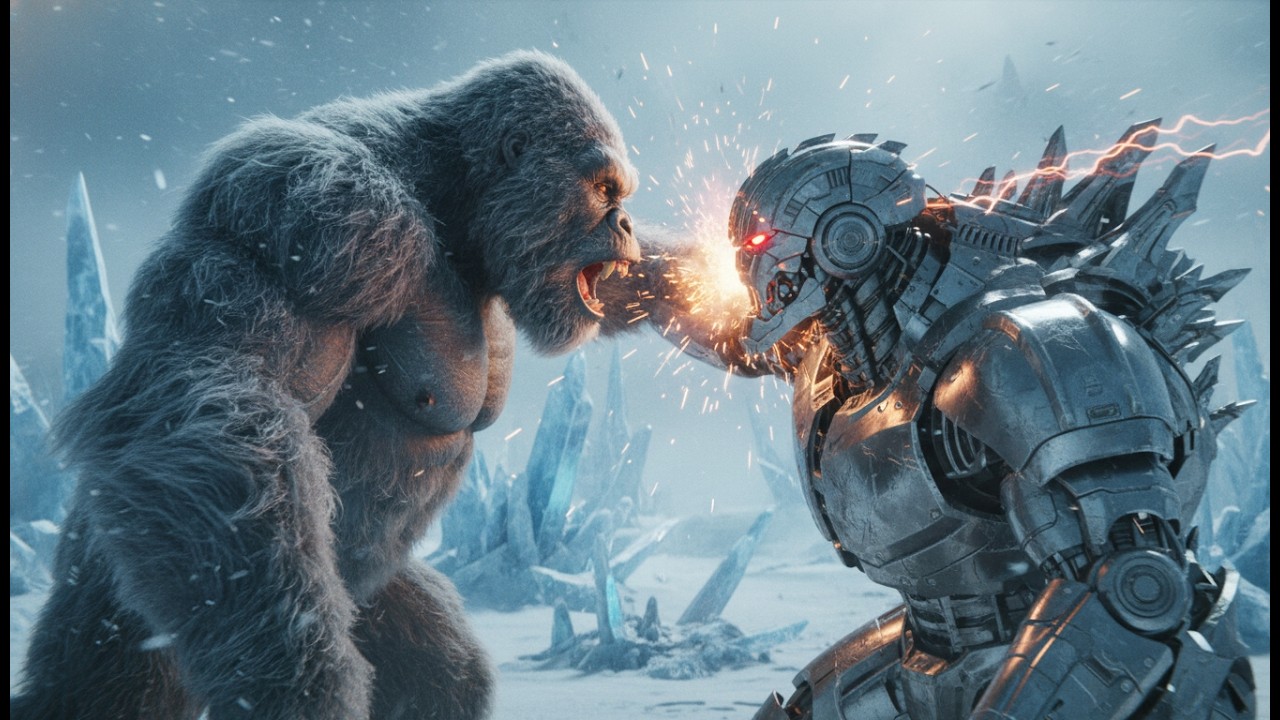kong vs cybot the ultimate ice battle realistic cgi