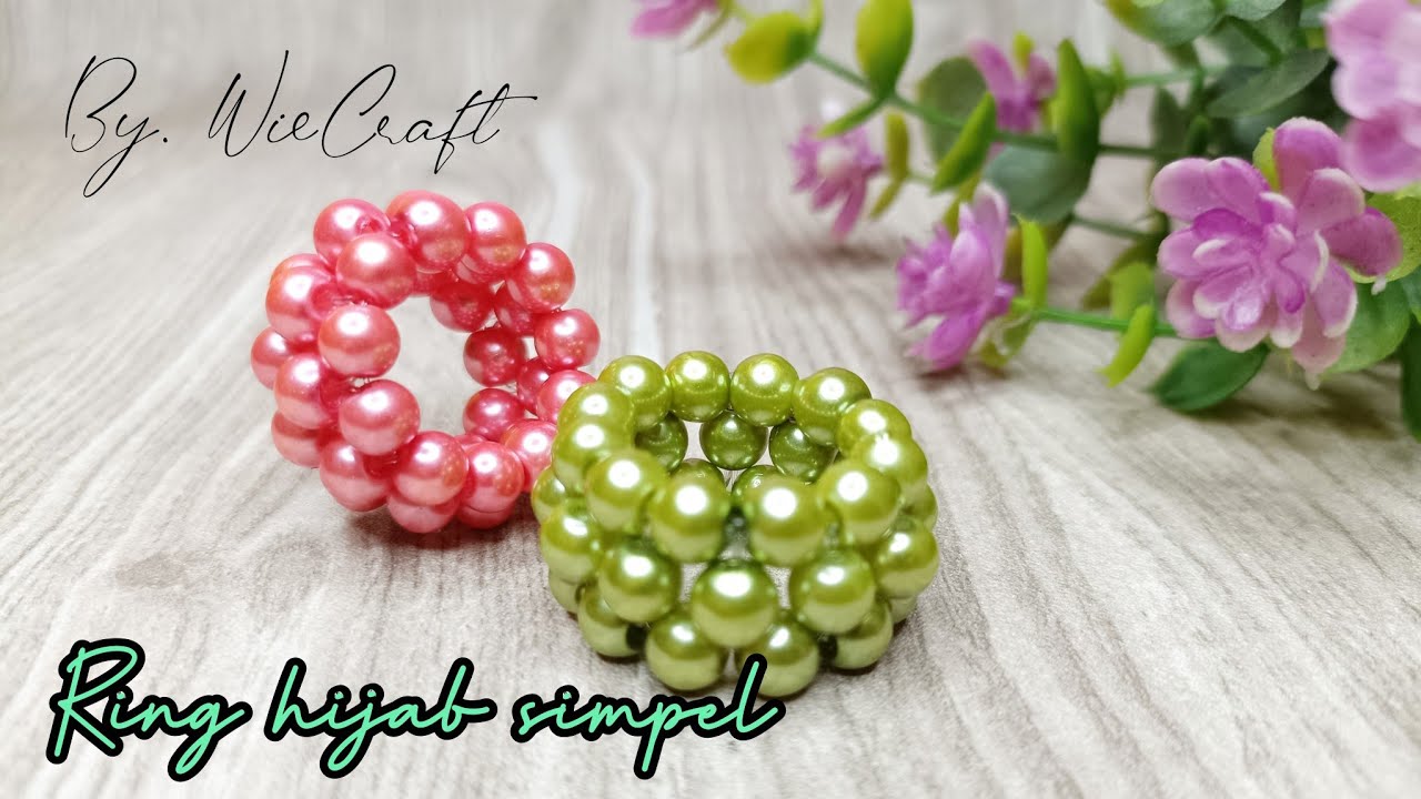 Tutorial ring hijab simpel // tutorial handmade
