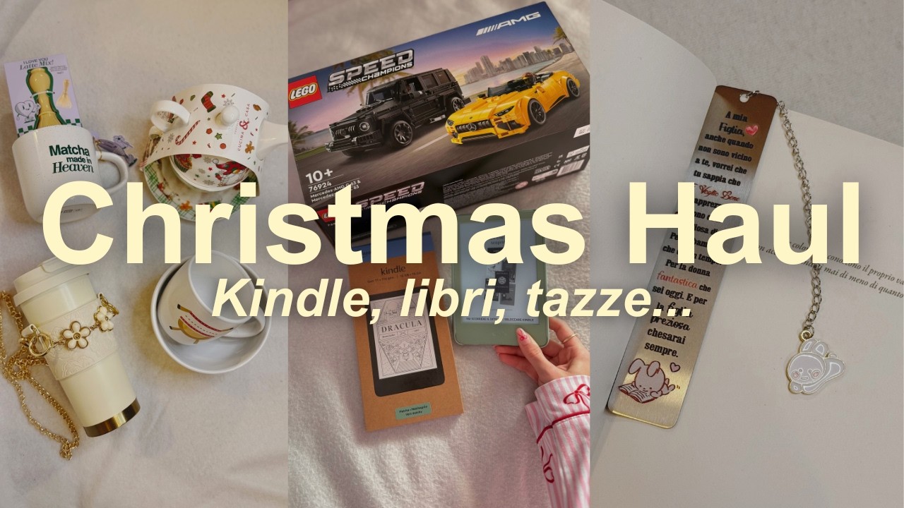 Christmas Haul | kindle, libri, tazze...