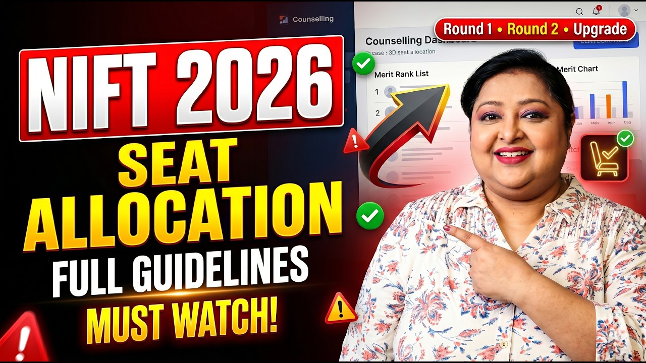 NIFT 2026 Counselling: Seat Allocation Process Explained Step-by-Step | How Will Seat Allocation ...
