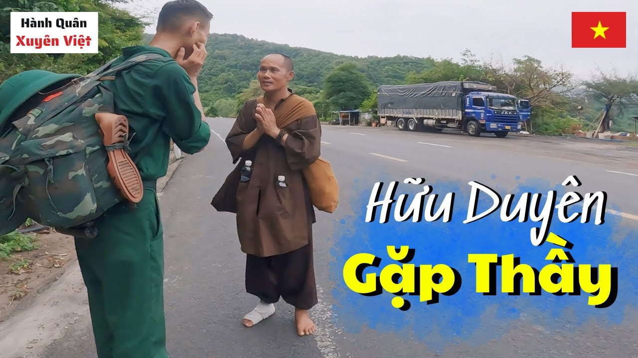 Hữu duyên gặp Thầy trên đèo Cả, video đầu tiên Hiệp quay | Hành Quân Xuyên Việt_P97 | Bùi Đình Thức
