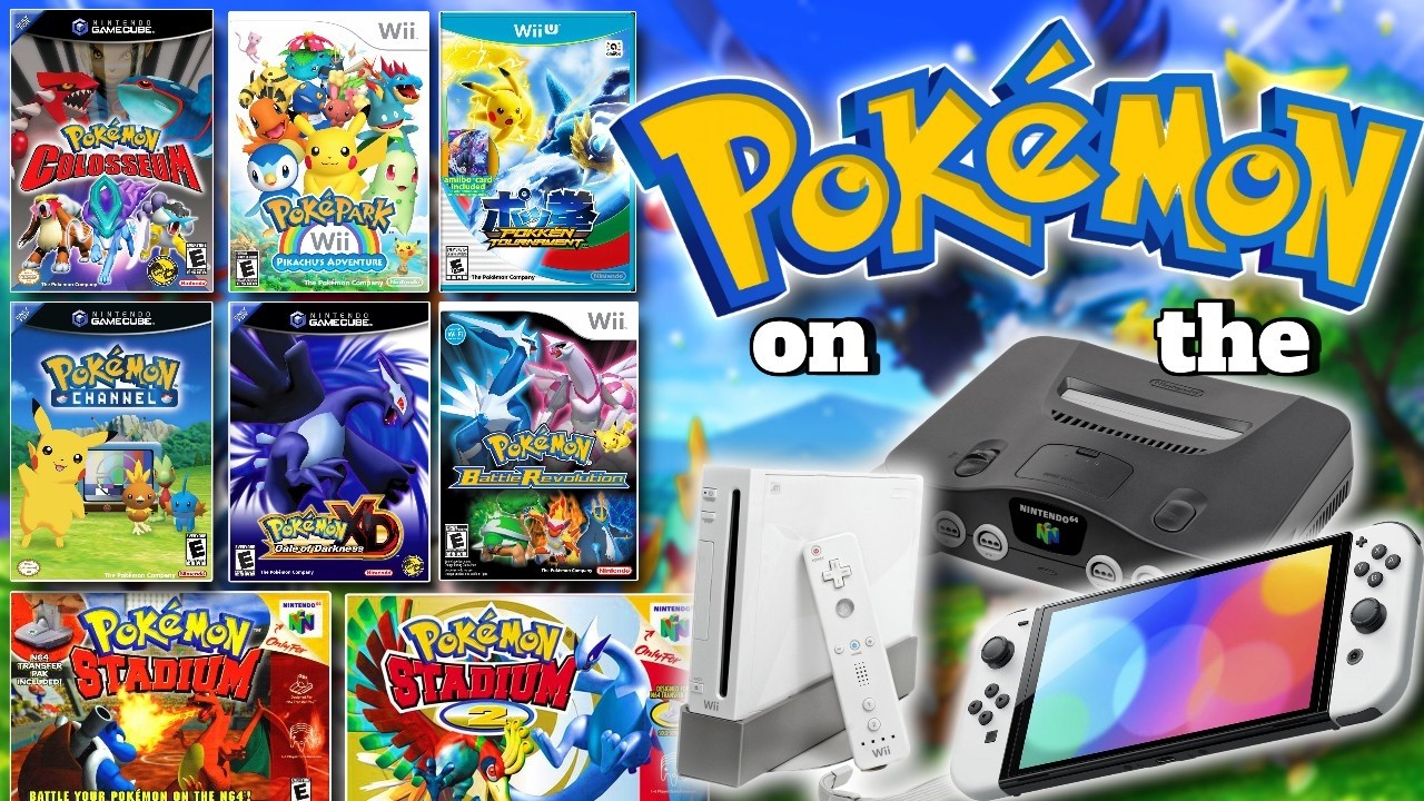 Я играл во ВСЕ игры серии Pokemon на домашней консоли!
