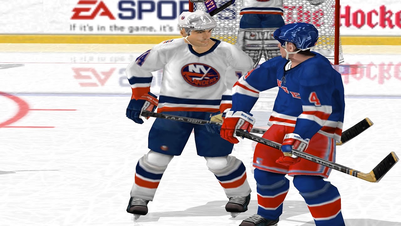 NHL 2001 |  New York Rangers - New York Islanders | Season game 21 | Full HD PC gameplay