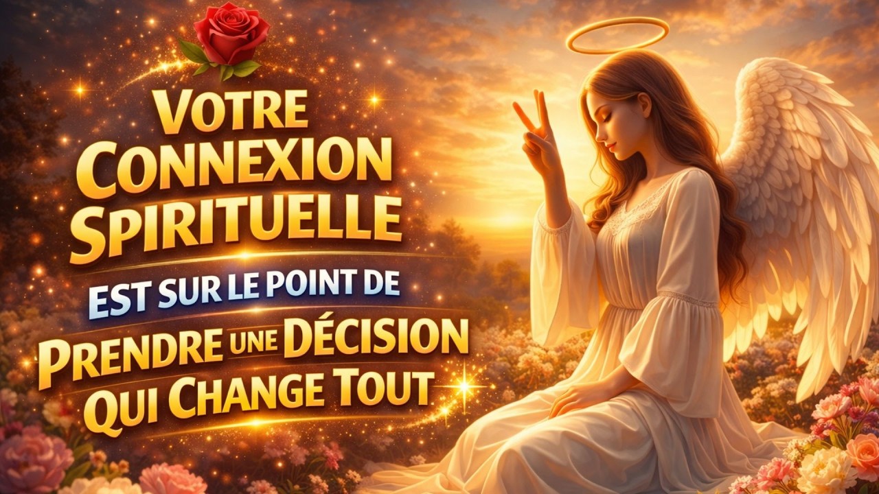 🌹 VOTRE CONNEXION SPIRITUELLE EST SUR LE POINT DE PRENDRE UNE DÉCISION QUI CHANGE TOUT