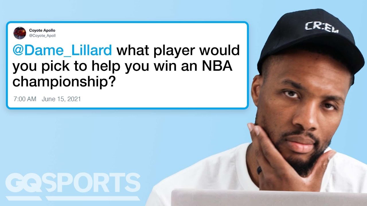Damian Lillard Replies to Fans on the Internet | Actually Me | GQ Sports