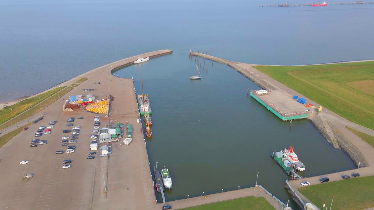 Wangerland Hooksiel 2020 von oben