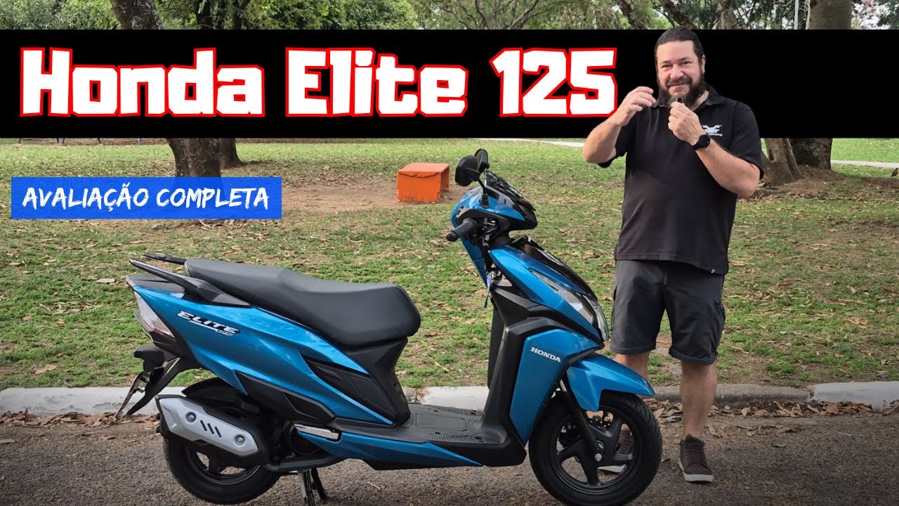Honda Elite 125 2025 - Pequena no tamanho, GIGANTE na cidade!