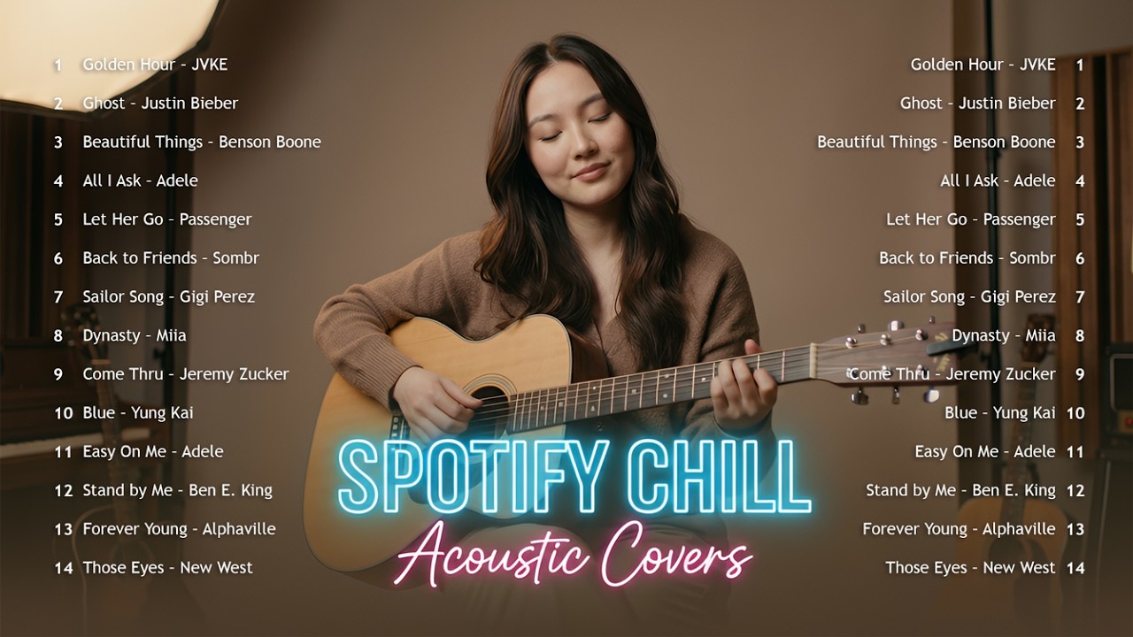 Best Acoustic Covers of Popular Songs – Spotify Chill 2026 | Relaxing Background Playlist