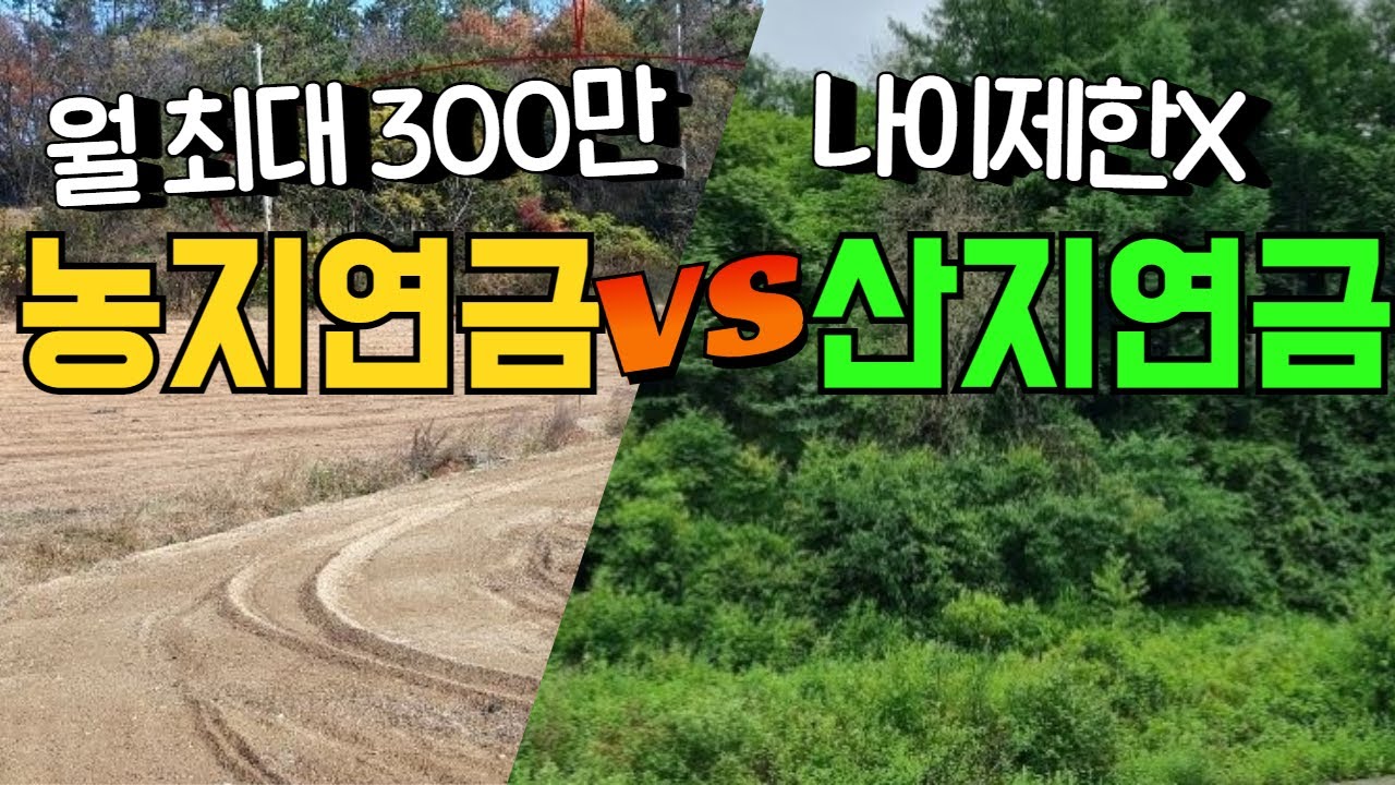 노후준비 '농지연금 VS 산지연금' 어떤점이 다를까?