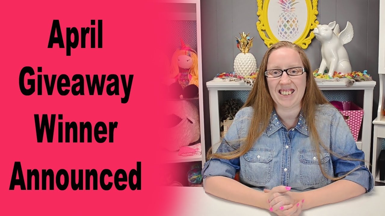 April Giveaway Winner Announced