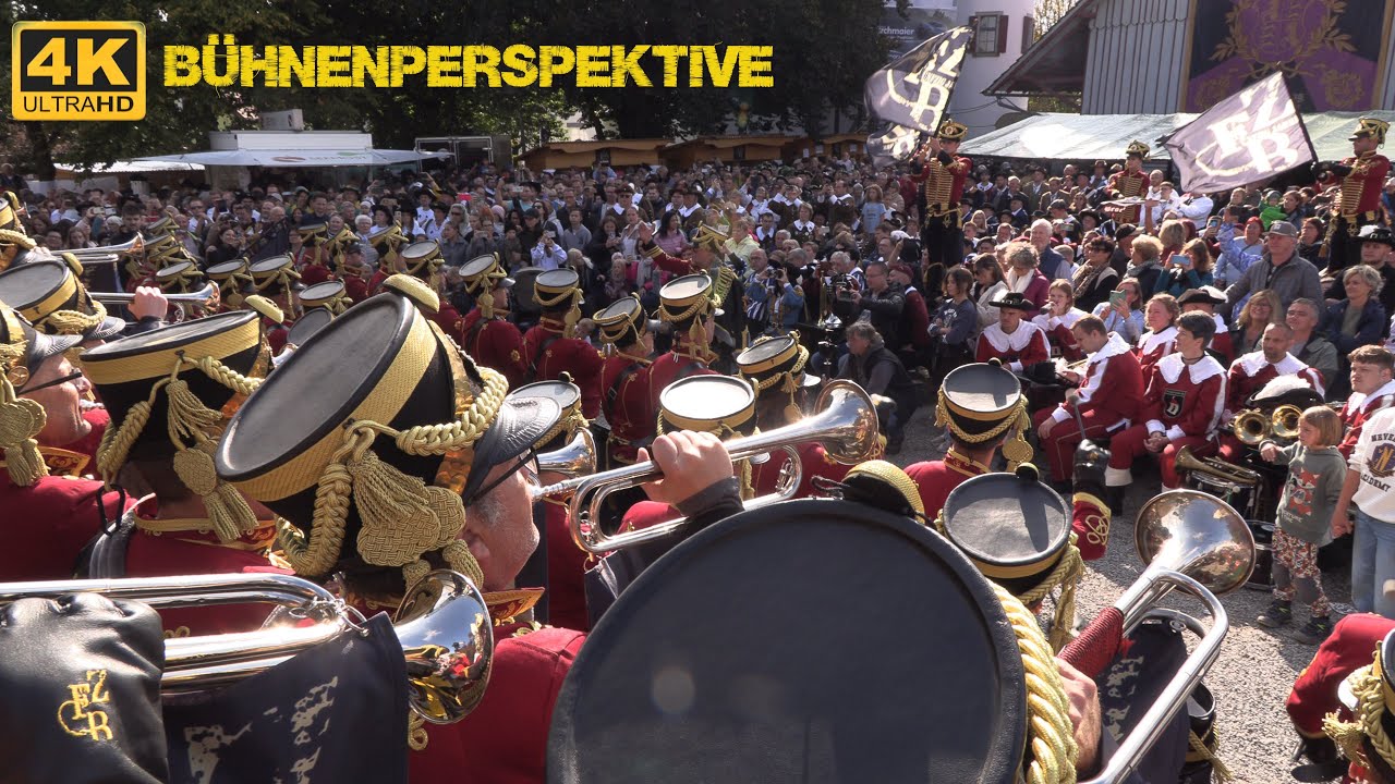 Fanfarenzug Brochenzell Bühnenperspektive, Jubiläumsauftritt