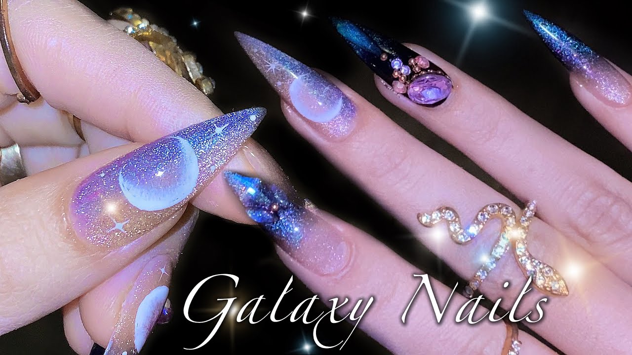 Galaxy Nails 🌌|  Uñas Coreanas ✨