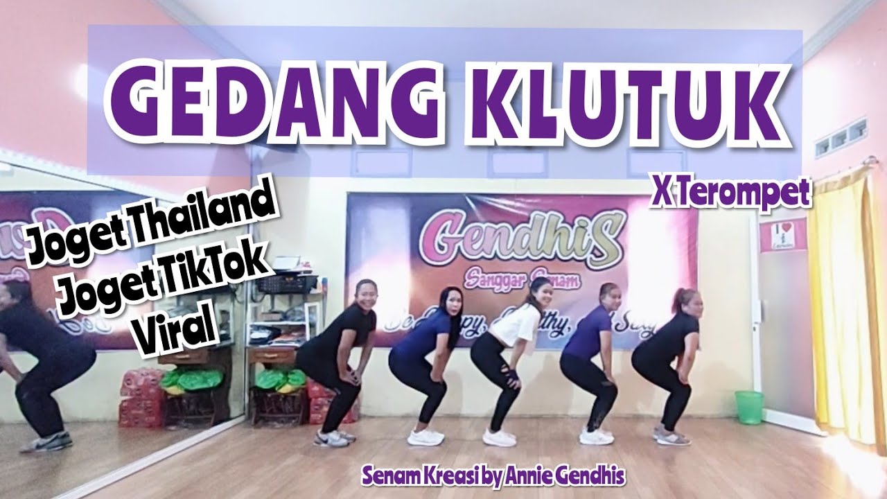 GEDANG KLUTUK || Joget Tiktok Viral || Senam Kreasi by Annie Gendhis