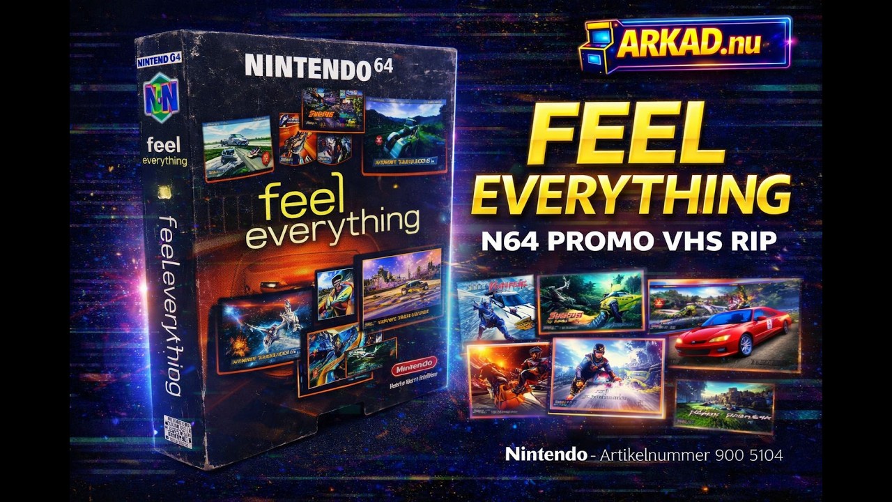 Nintendo 64 – Feel Everything (1996 Official Promo VHS Rip) | N64 Launch Era #n64 #nintendo #zelda